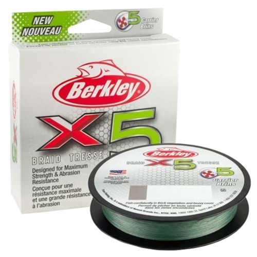 BERKLEY BRAID X5 300 M - 0.20 MM
